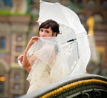 Бизнес идея: Прокат зонтов для свадебной церемонии.