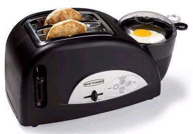 Бизнес идея: Многофункциональный тостер готовит тосты и варит яйца на завтрак.